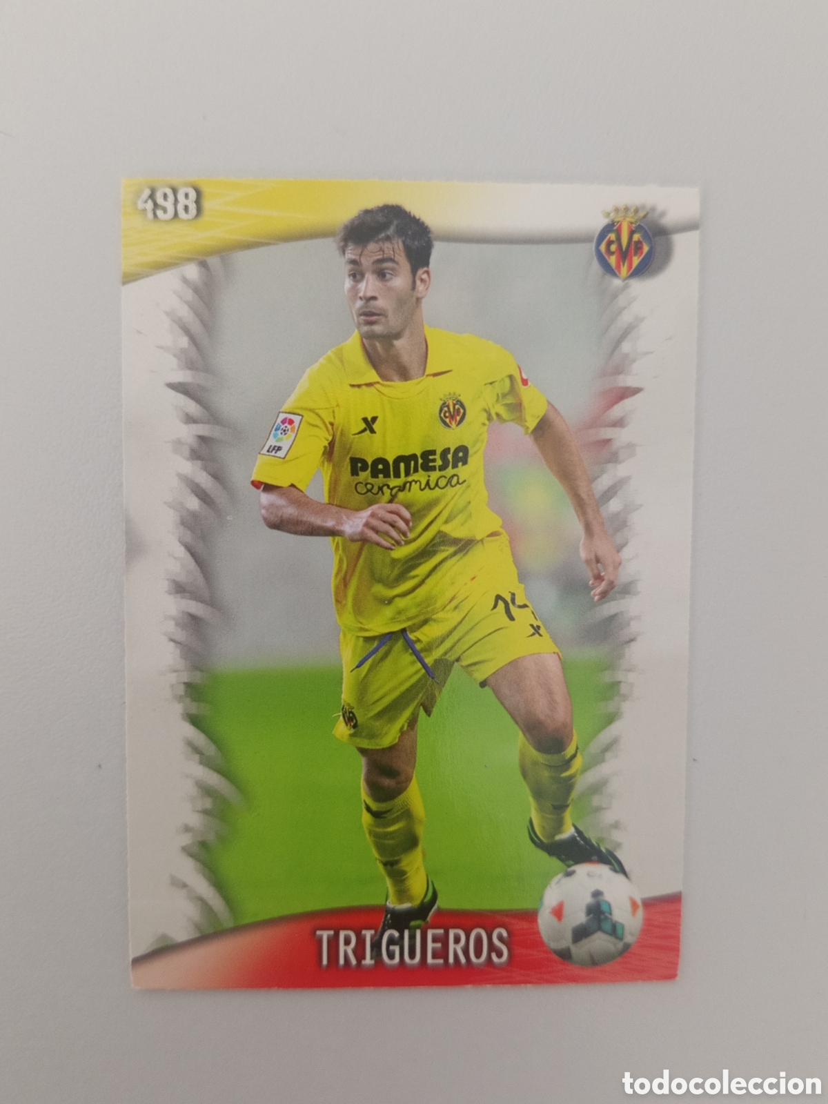 Cartes &agrave; collectionner de Football: ❇️ CROMO ⚽ TRIGUEROS VILLARREAL 498 FICHAS LIGA QUIZ 2014 2013 2014 13 14 MUNDICROMO ❇️