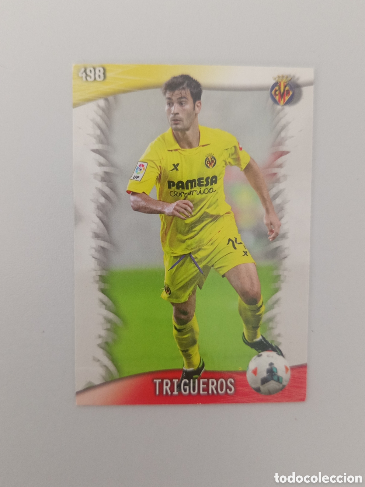 Cartes &agrave; collectionner de Football: ❇️ CROMO ⚽ TRIGUEROS VILLARREAL 498 FICHAS LIGA QUIZ 2014 2013 2014 13 14 MUNDICROMO ❇️
