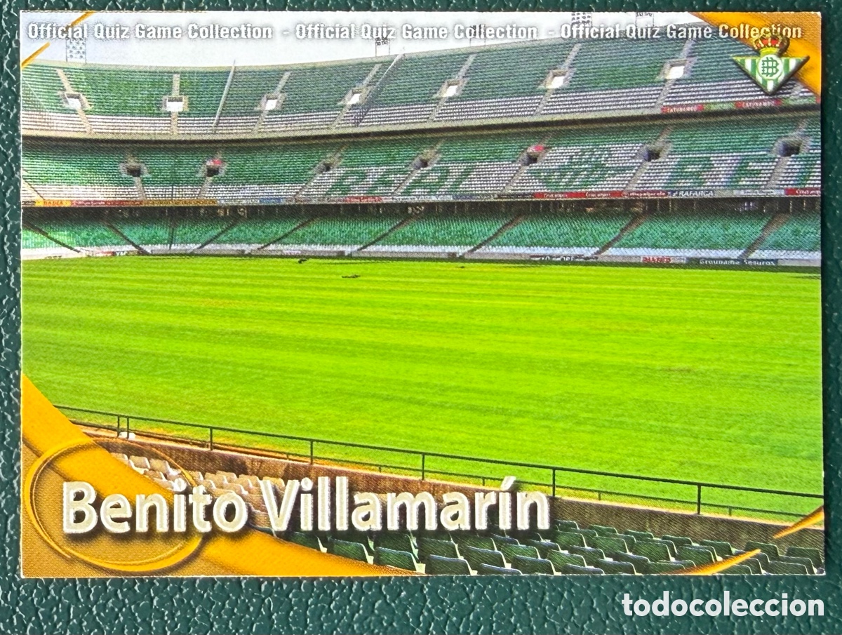 Cromos de Futebol: 776 ESTADIO BENITO VILLAMARIN MATE REAL BETIS FICHAS ALBUM MUNDICROMO 2010 2011 10 11