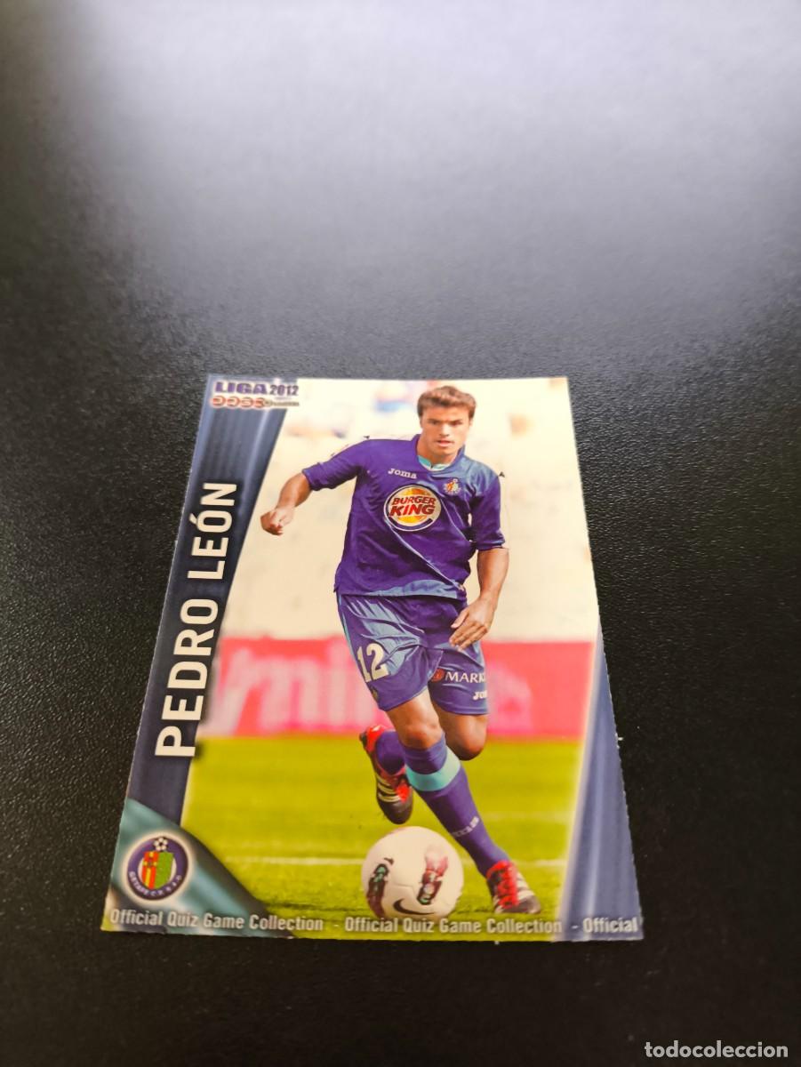 Cromos de F&uacute;tbol: 1178 PEDRO LEON GETAFE ULTIMA HORA II MUNDICROMO LIGA 2011 2012 11 12 PLATINUM NO PANINI ESTE