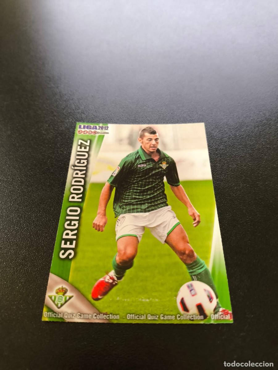 Cromos de F&uacute;tbol: 1187 SERGIO RODRIGUEZ BETIS ULTIMA HORA II MUNDICROMO LIGA 2011 2012 11 12 PLATINUM NO PANINI ESTE