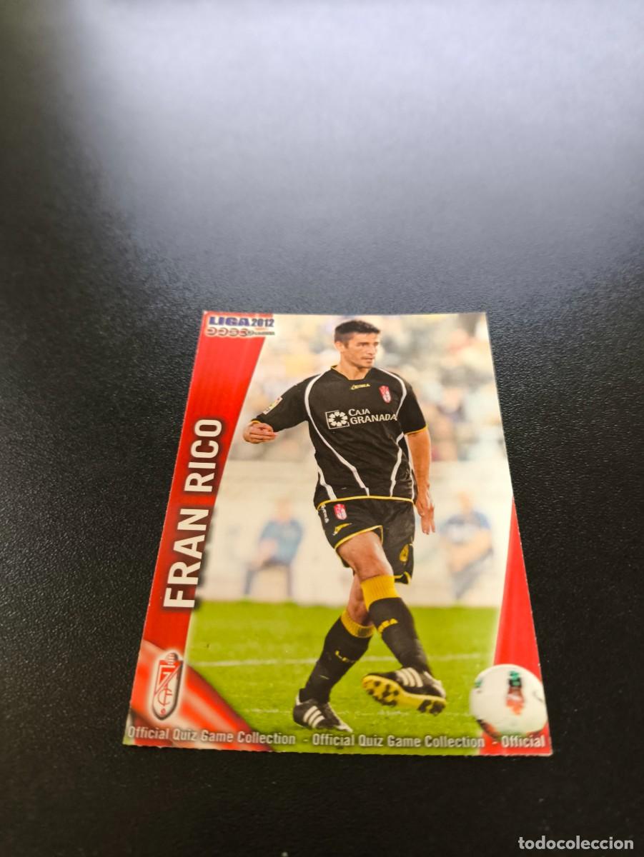 Cromos de F&uacute;tbol: 1194 FRAN RICO GRANADA ULTIMA HORA II MUNDICROMO LIGA 2011 2012 11 12 PLATINUM NO PANINI ESTE