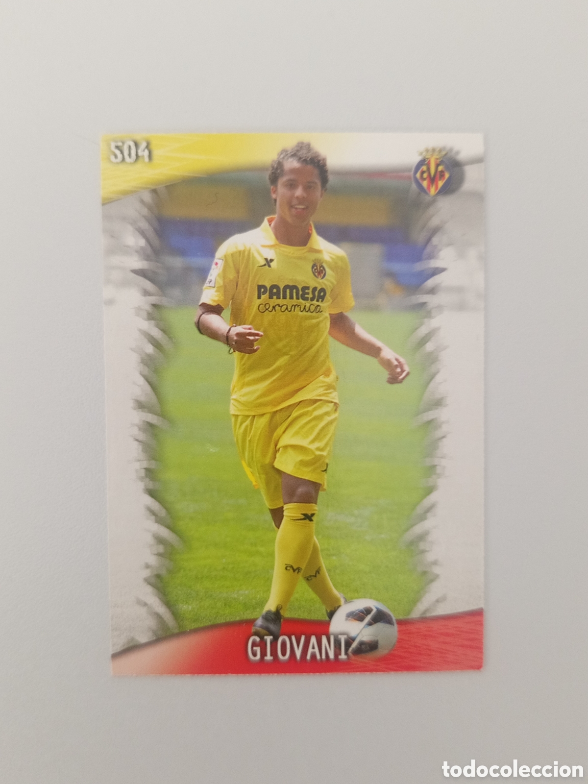 Cromos de F&uacute;tbol: ❇️ CROMO ⚽ GIOVANI VILLARREAL 504 FICHAS LIGA QUIZ 2014 2013 2014 13 14 MUNDICROMO ❇️