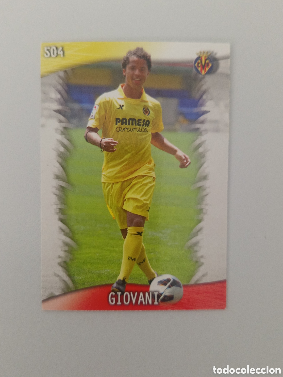 Cromos de F&uacute;tbol: ❇️ CROMO ⚽ GIOVANI VILLARREAL 504 FICHAS LIGA QUIZ 2014 2013 2014 13 14 MUNDICROMO ❇️