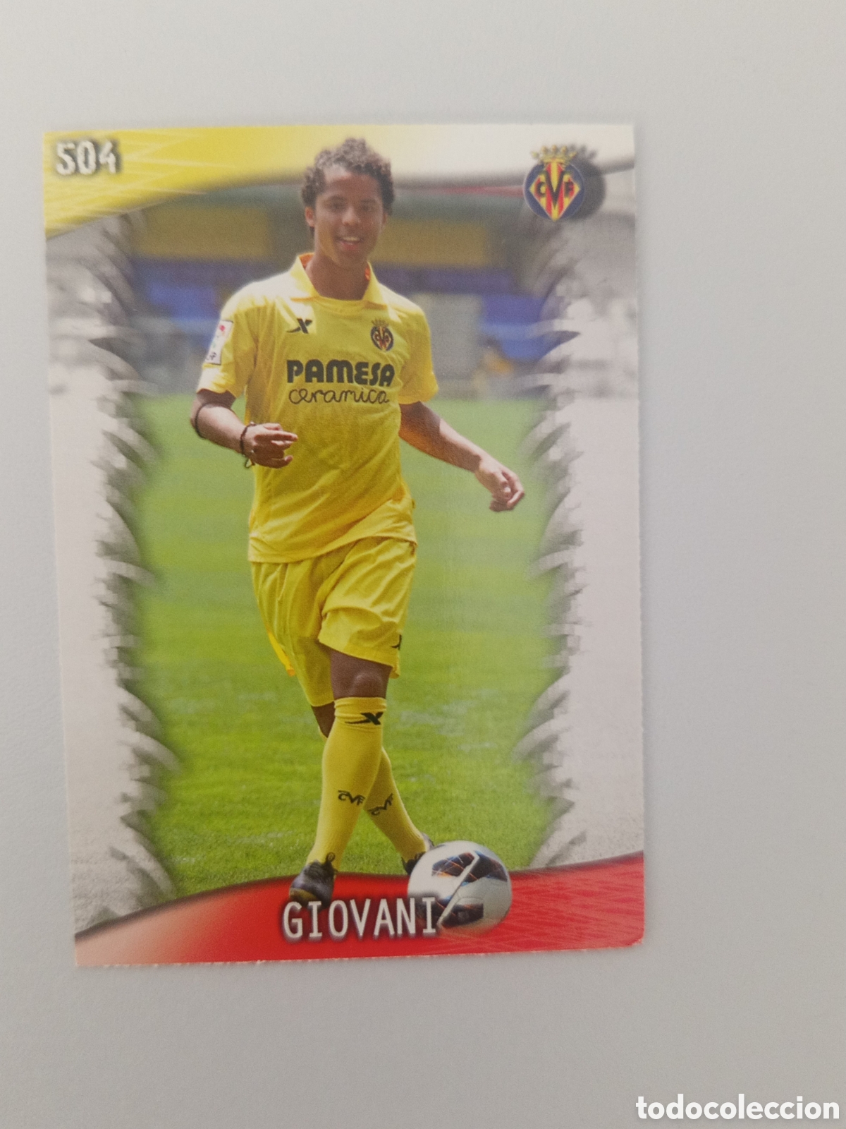 Cromos de F&uacute;tbol: ❇️ CROMO ⚽ GIOVANI VILLARREAL 504 FICHAS LIGA QUIZ 2014 2013 2014 13 14 MUNDICROMO ❇️