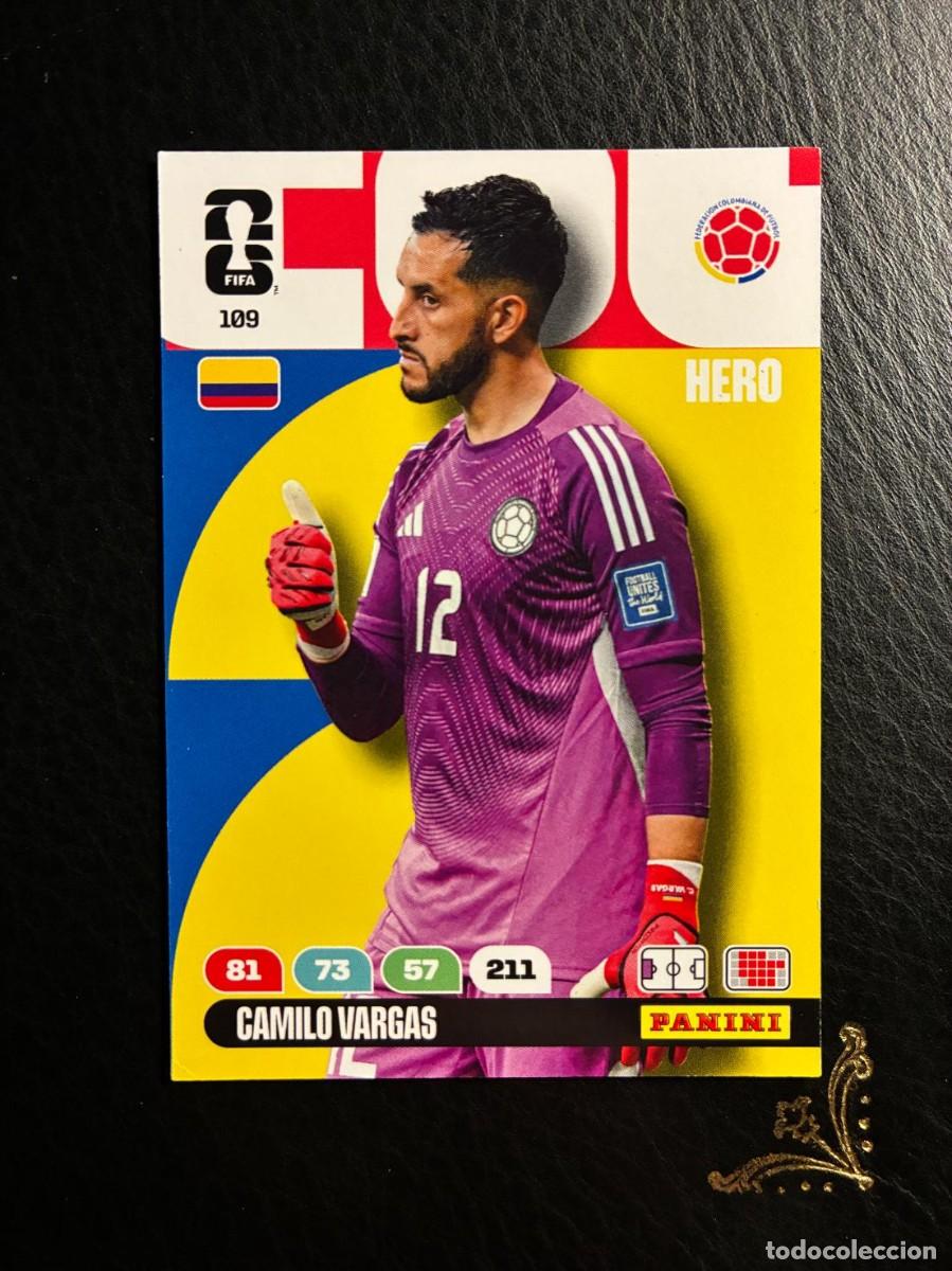 Cromos de F&uacute;tbol: 109 CAMILO VARGAS COLOMBIA FIFA WORLD CUP ADRENALYN MUNDIAL 2026 26 PANINI