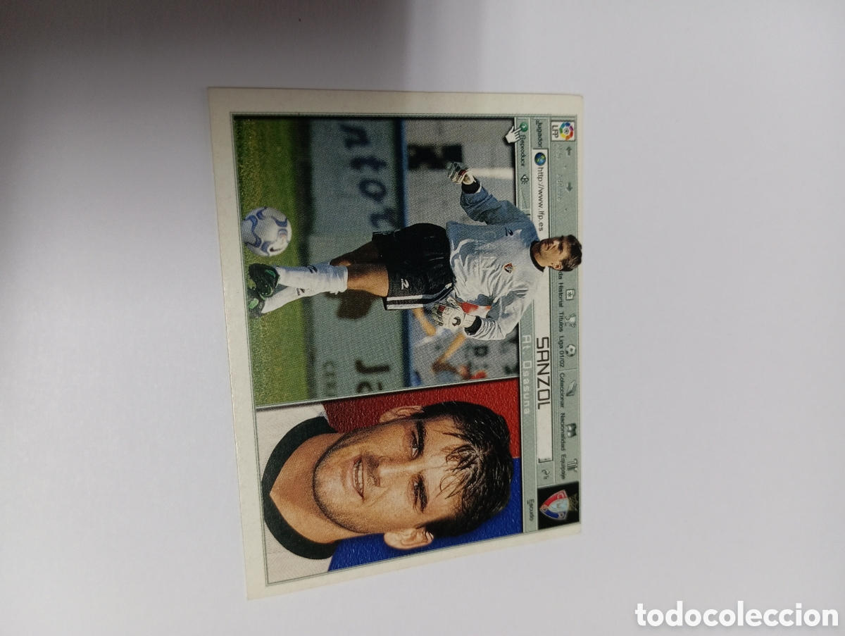 Cromos de F&uacute;tbol: SANZOL Osasuna LIGA ESTE 2001 2002 PANINI 01 02
