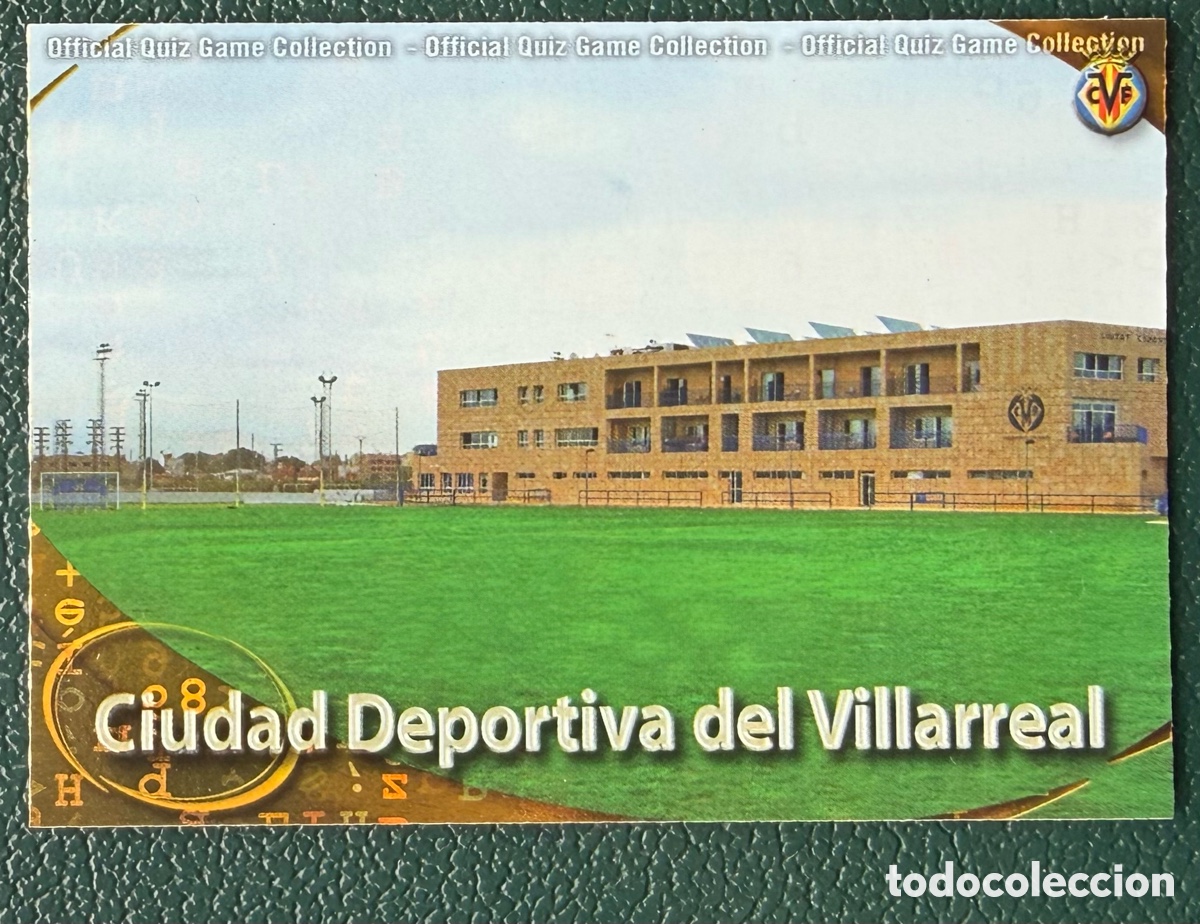 Figurine di Calcio: 839 CIUDAD DEPORTIVA VILLARREAL BRILLO LETRAS VILLARREAL B FICHAS ALBUM MUNDICROMO 2010 2011 10 11