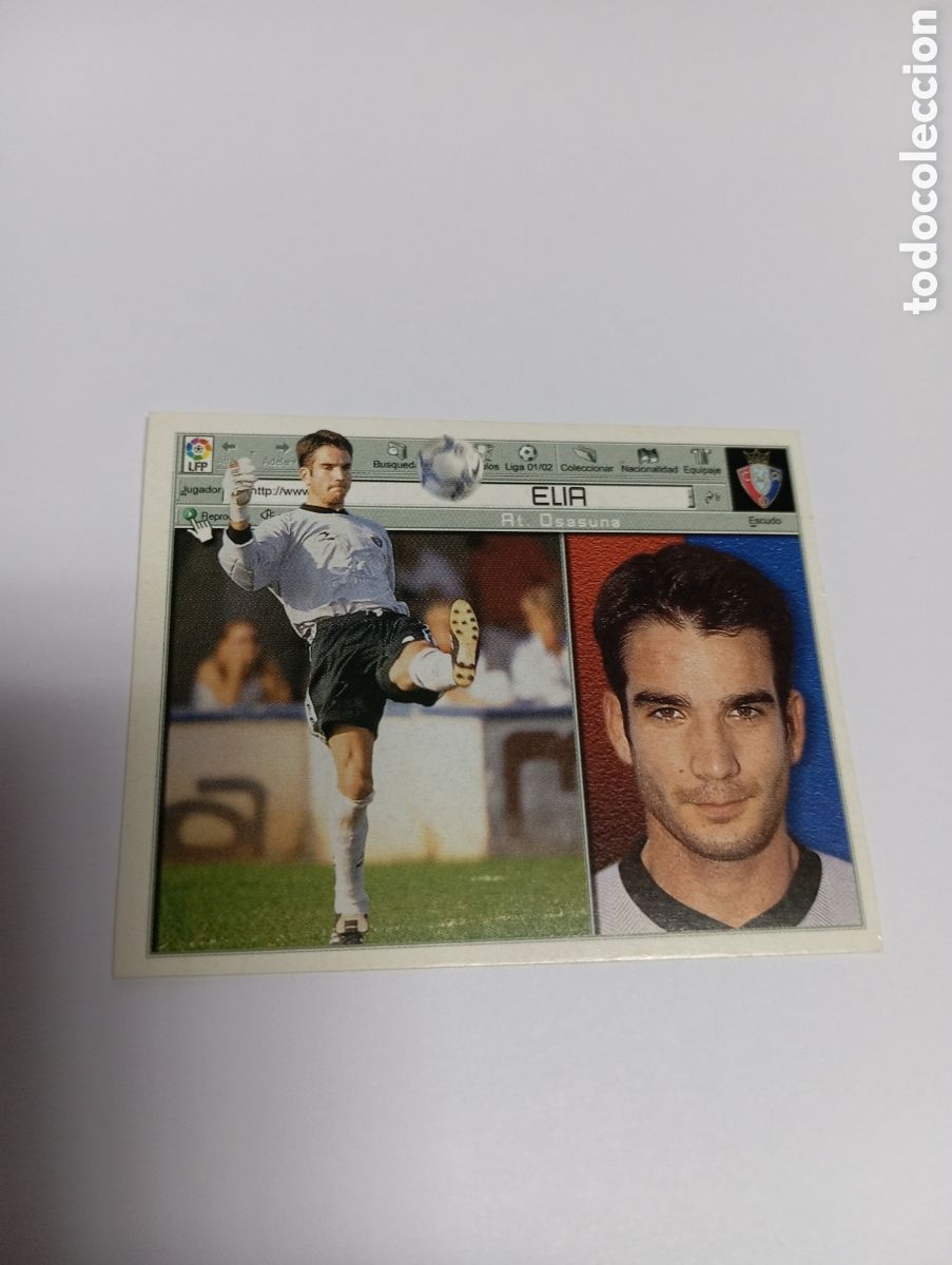 Cromos de F&uacute;tbol: ELIA Osasuna LIGA ESTE 2001 2002 PANINI 01 02