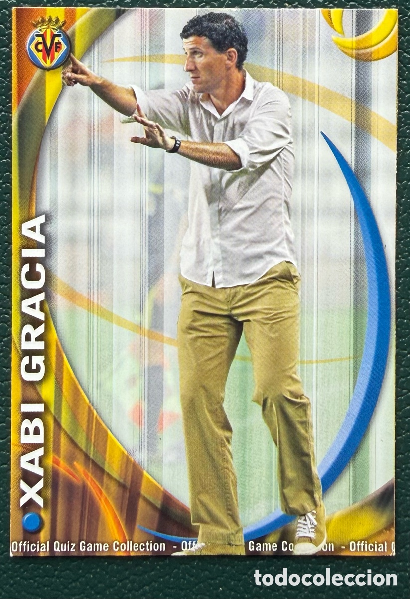 Figurine di Calcio: 840 XABI GRACIA VILLARREAL CF B FICHAS ALBUM MUNDICROMO 2010 2011 10 11