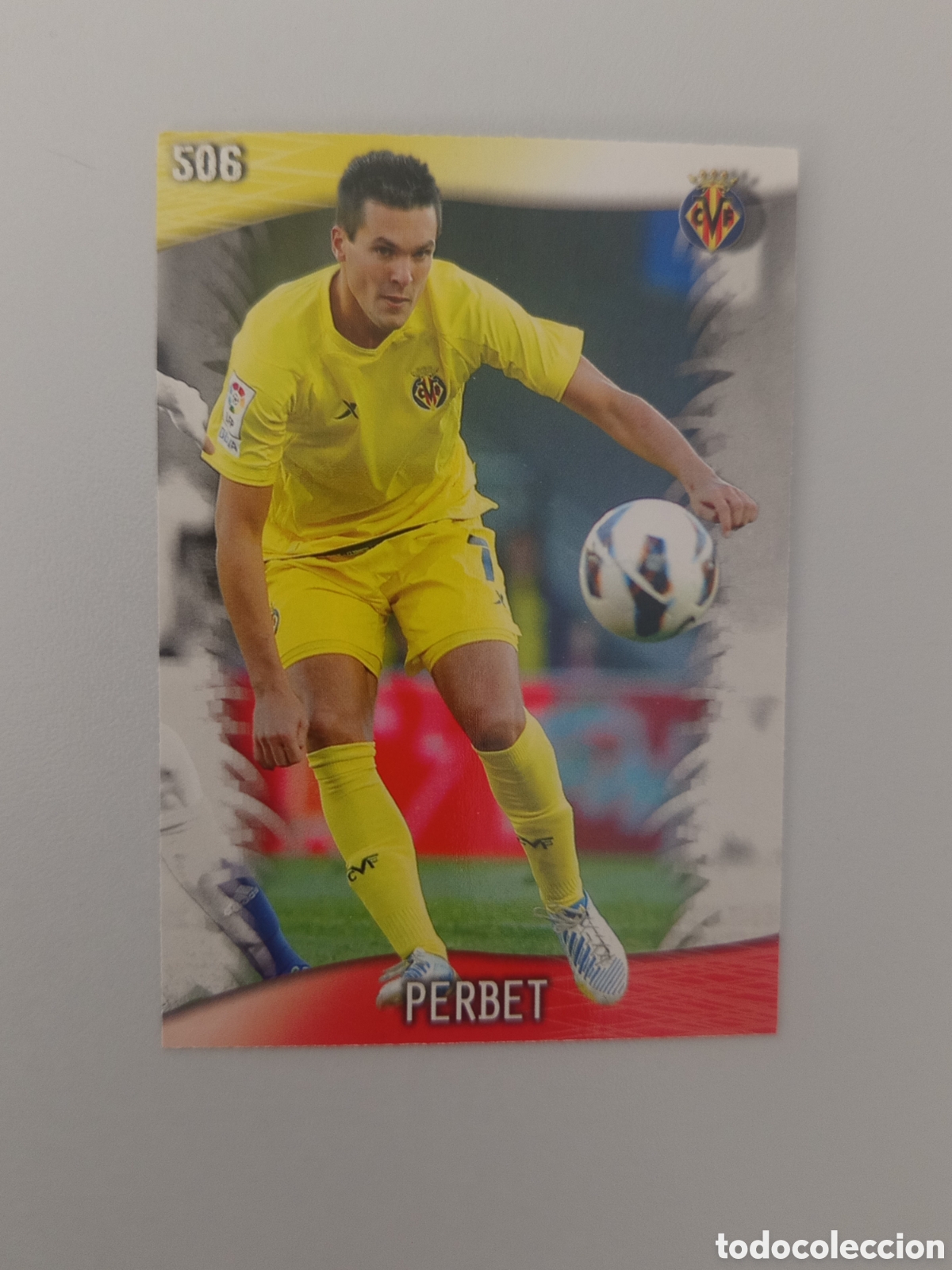 Cromos de F&uacute;tbol: ❇️ CROMO ⚽ PERBET VILLARREAL 506 FICHAS LIGA QUIZ 2014 2013 2014 13 14 MUNDICROMO ❇️