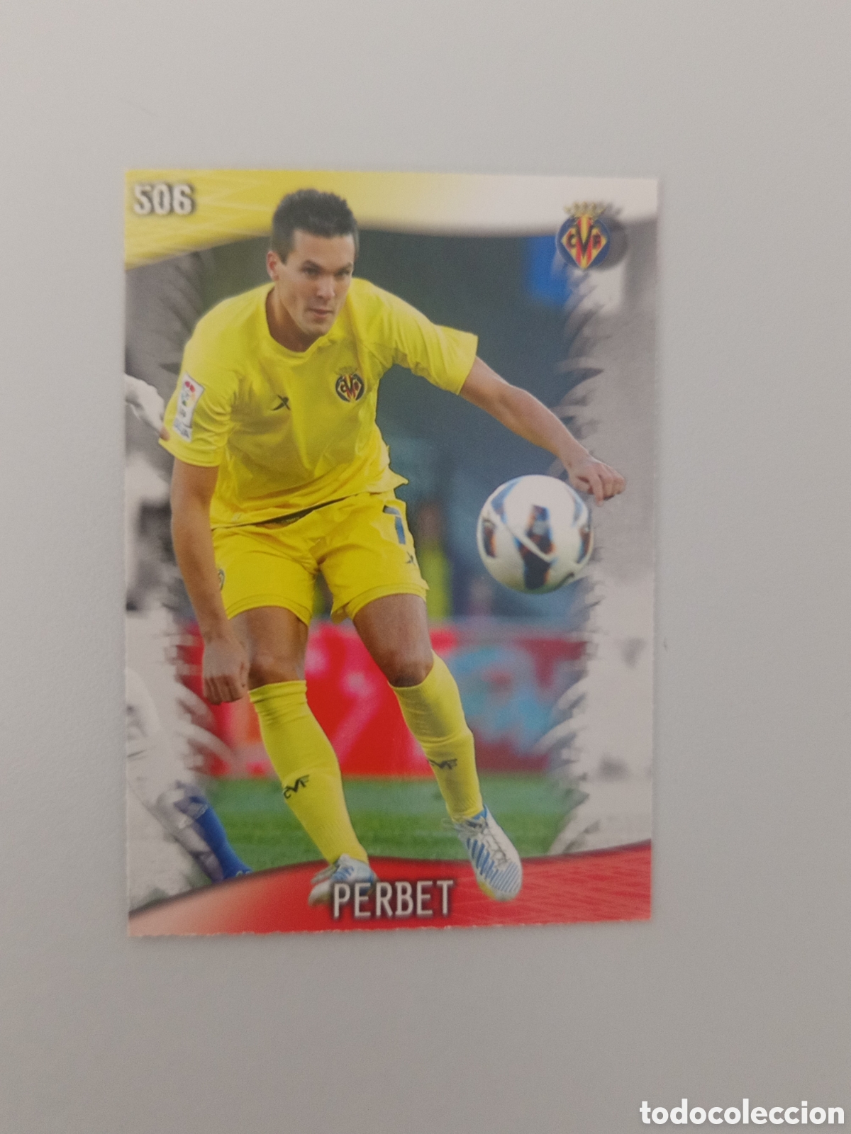 Cartes &agrave; collectionner de Football: ❇️ CROMO ⚽ PERBET VILLARREAL 506 FICHAS LIGA QUIZ 2014 2013 2014 13 14 MUNDICROMO ❇️