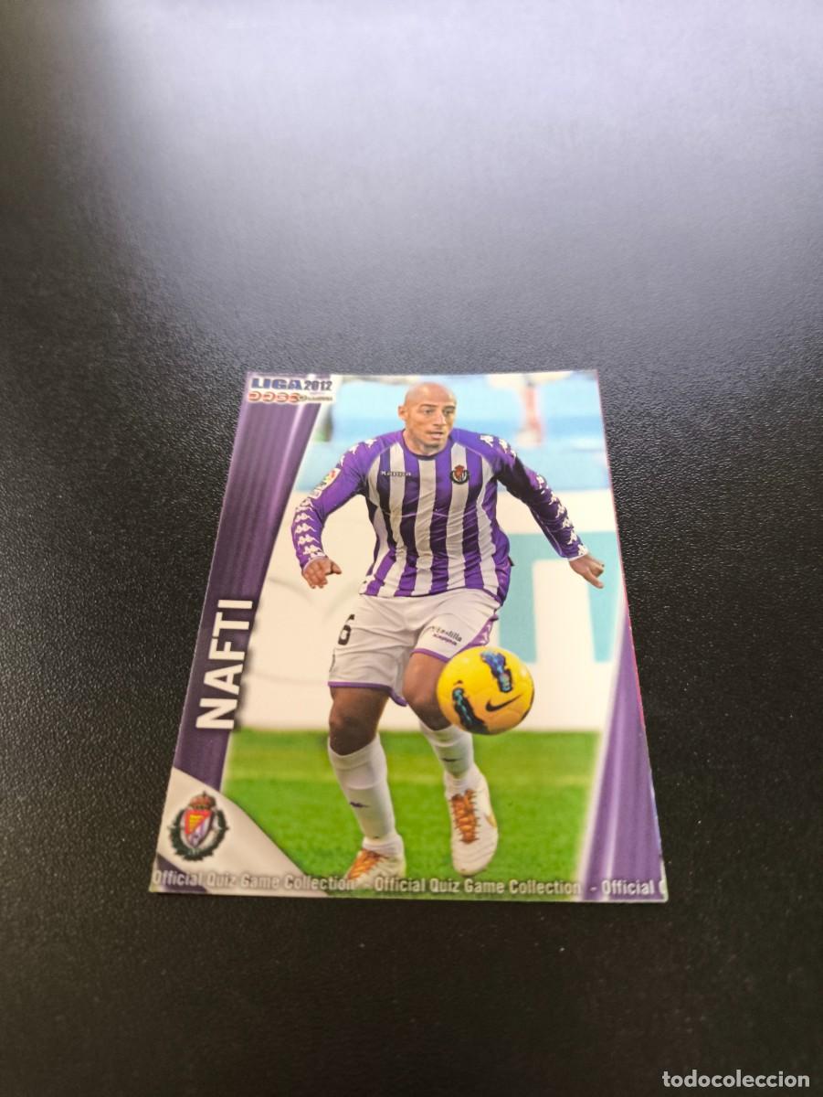 Cromos de F&uacute;tbol: 1219 NAFTI VALLADOLID ULTIMA HORA II MUNDICROMO LIGA 2011 2012 11 12 PLATINUM NO PANINI ESTE