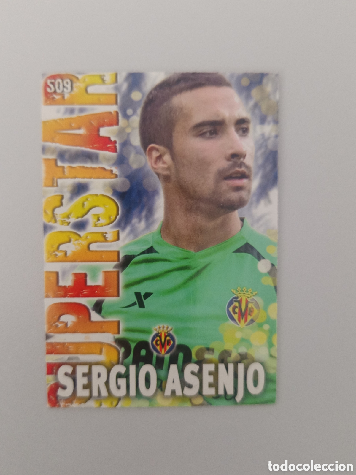 Cartes &agrave; collectionner de Football: ❇️ CROMO ⚽ SERGIO ASENJO VILLARREAL 509 SUPERSTAR FICHAS LIGA QUIZ 2014 2013 13 14 MUNDICROMO ❇️