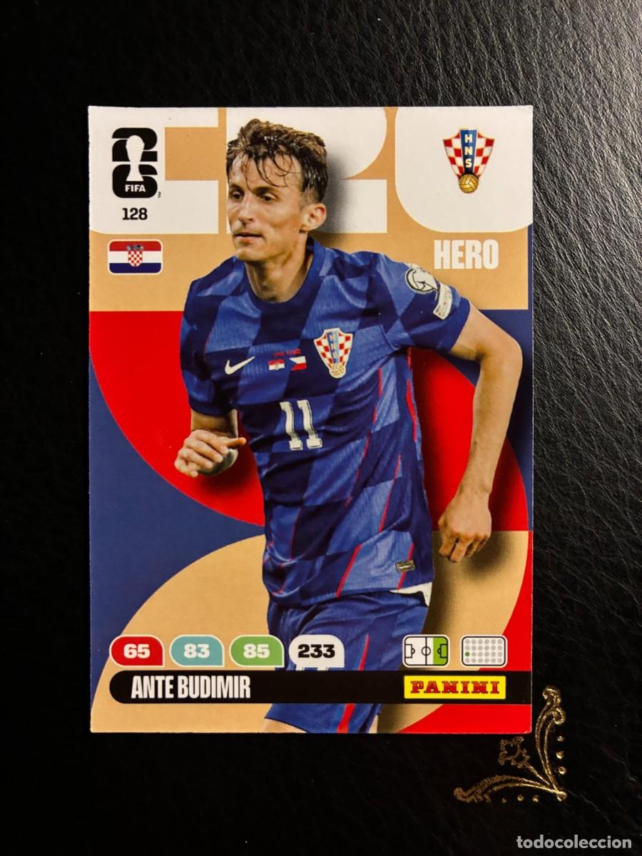 Cromos de F&uacute;tbol: 128 ANTE BUDIMIR CROACIA FIFA WORLD CUP ADRENALYN MUNDIAL 2026 26 PANINI