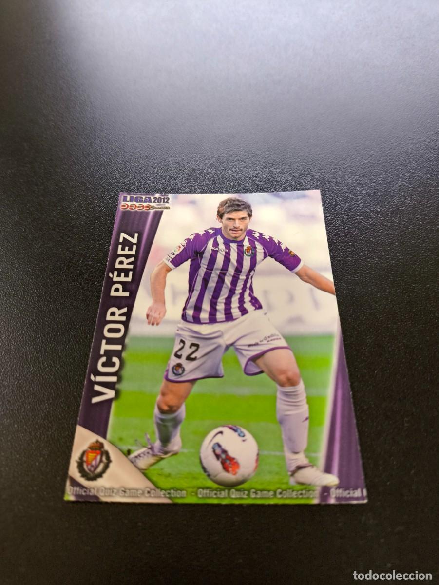 Cromos de F&uacute;tbol: 1221 VICTOR PEREZ VALLADOLID ULTIMA HORA II MUNDICROMO LIGA 2011 2012 11 12 PLATINUM NO PANINI ESTE
