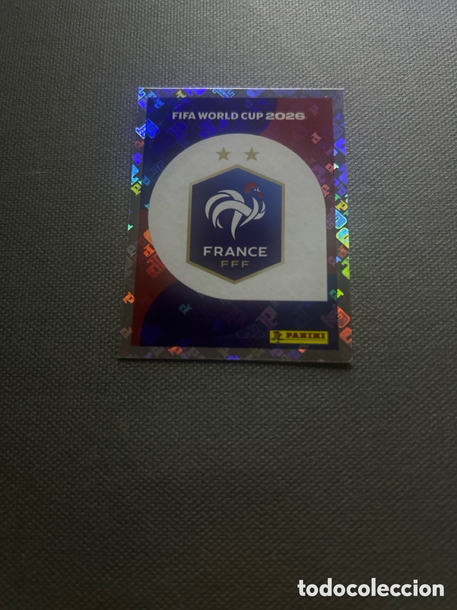 Cromos de F&uacute;tbol: Escudo FRA 1 Francia Mundial FIFA World Cup 2026 26
