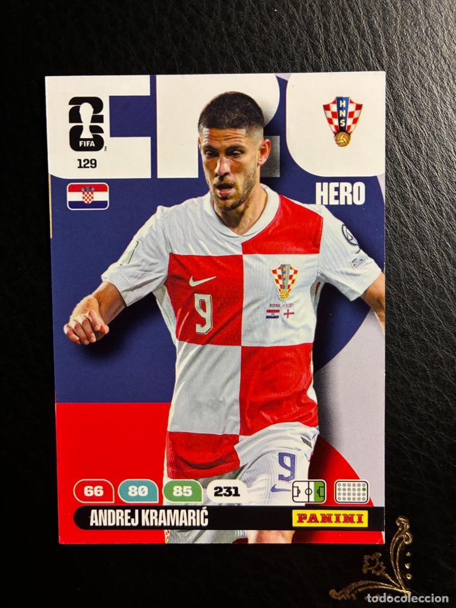 Cromos de F&uacute;tbol: 129 ANDREJ KRAMARIC CROACIA FIFA WORLD CUP ADRENALYN MUNDIAL 2026 26 PANINI