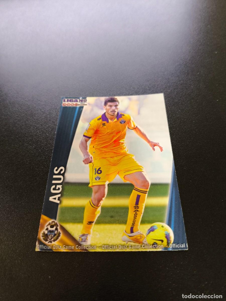 Cromos de F&uacute;tbol: 1227 AGUS ALCORCON ULTIMA HORA II MUNDICROMO LIGA 2011 2012 11 12 PLATINUM NO PANINI ESTE