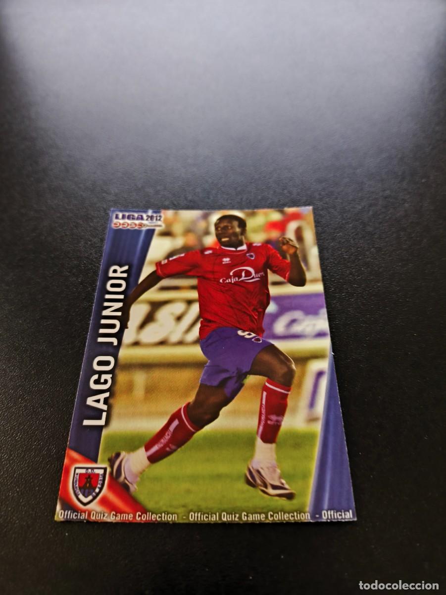 Figurine di Calcio: 1234 LAGO JUNIOR NUMANCIA ULTIMA HORA III MUNDICROMO LIGA 2011 2012 11 12 PLATINUM NO PANINI ESTE