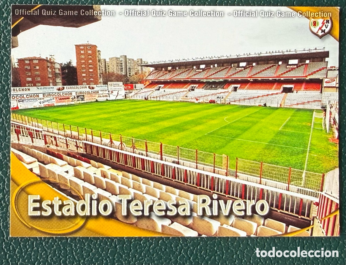 Cartes &agrave; collectionner de Football: 923 ESTADIO TERESA RIVERO MATE RAYO VALLECANO FICHAS ALBUM MUNDICROMO 2010 2011 10 11