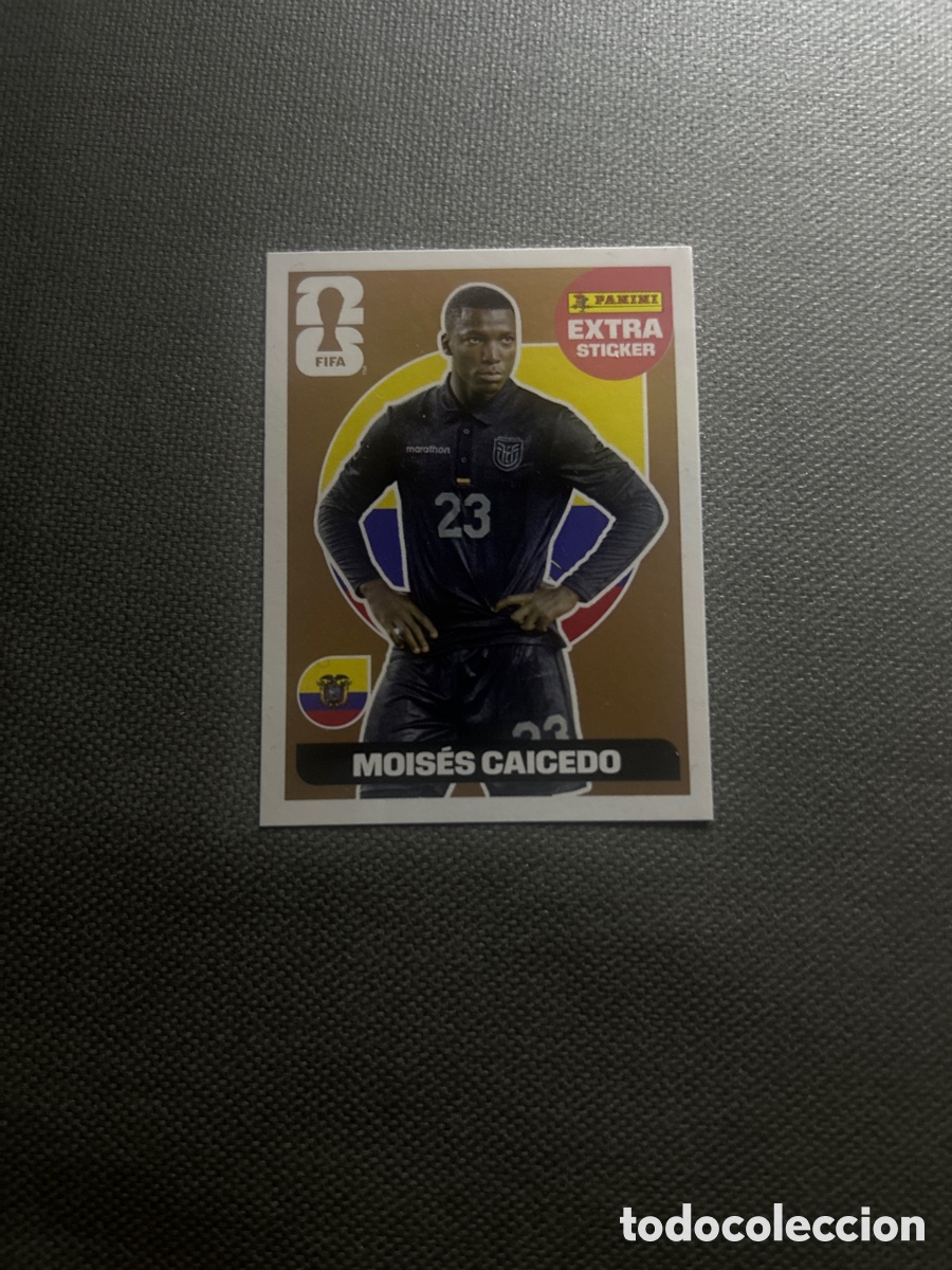 Football Stickers: Mois&eacute;s Caicedo Bronce Extra Sticker Colombia Mundial FIFA World Cup 2026 26