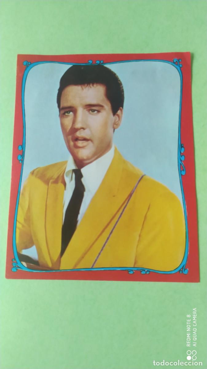 Fu&szlig;ball-Sticker: FAMOSOS DEL DISCO 47 ELVIS PRESLEY EDICIONES ESTE DESPEGADO - H1