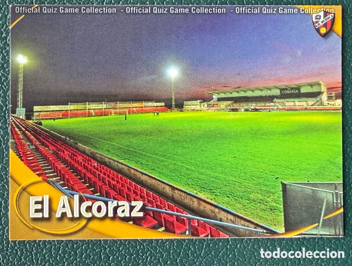 Fu&szlig;ball-Sticker: 965 ESTADIO EL ALCORAZ MATE SD HUESCA FICHAS ALBUM MUNDICROMO 2010 2011 10 11