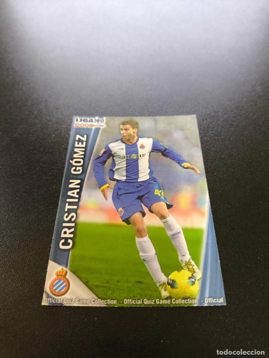 Cromos de F&uacute;tbol: 1254 CRISTIAN GOMEZ ESPANYOL ULTIMA HORA III MUNDICROMO LIGA 2011 2012 11 12 PLATINUM NO PANINI ESTE