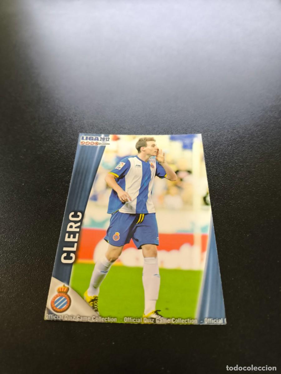 Cromos de F&uacute;tbol: 1256 CLERC ESPANYOL ULTIMA HORA III MUNDICROMO LIGA 2011 2012 11 12 PLATINUM NO PANINI ESTE