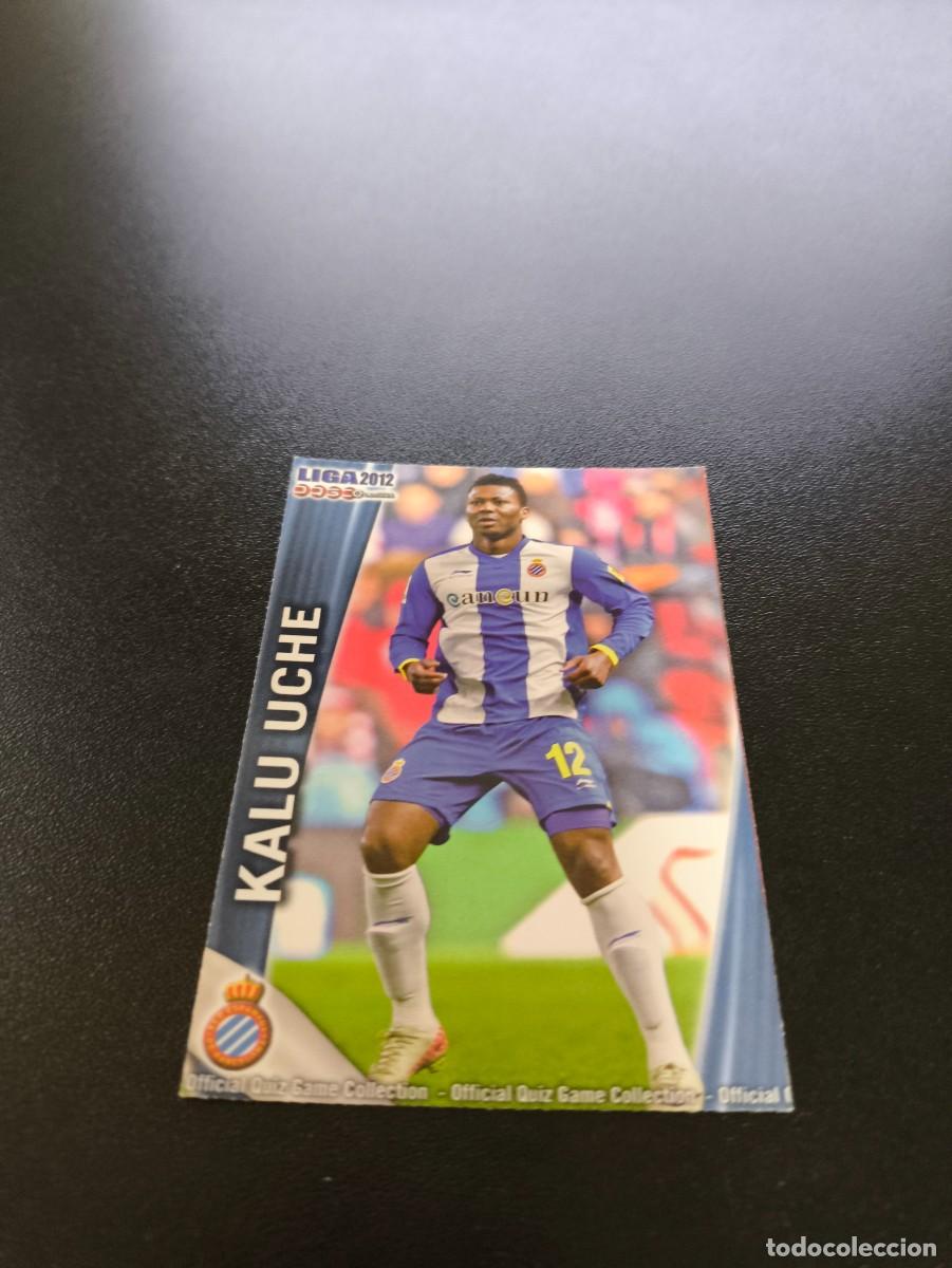 Cromos de F&uacute;tbol: 1258 KALU UCHE ESPANYOL ULTIMA HORA III MUNDICROMO LIGA 2011 2012 11 12 PLATINUM NO PANINI ESTE