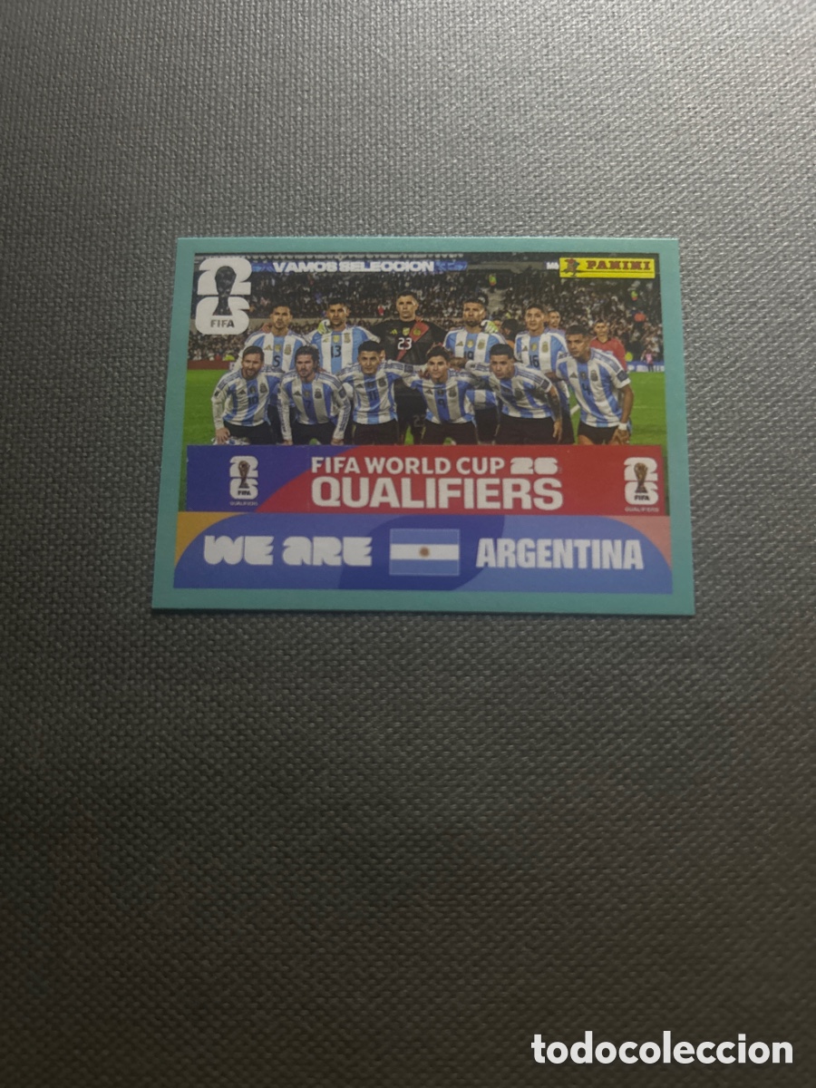 Cromos de F&uacute;tbol: Foto Equipo ARG 13 Argentina Mundial FIFA World Cup 2026 26