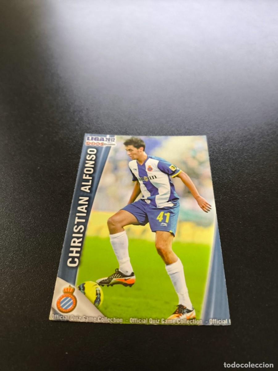 Cromos de F&uacute;tbol: 1259 ALFONSO ESPANYOL ULTIMA HORA III MUNDICROMO LIGA 2011 2012 11 12 PLATINUM NO PANINI ESTE