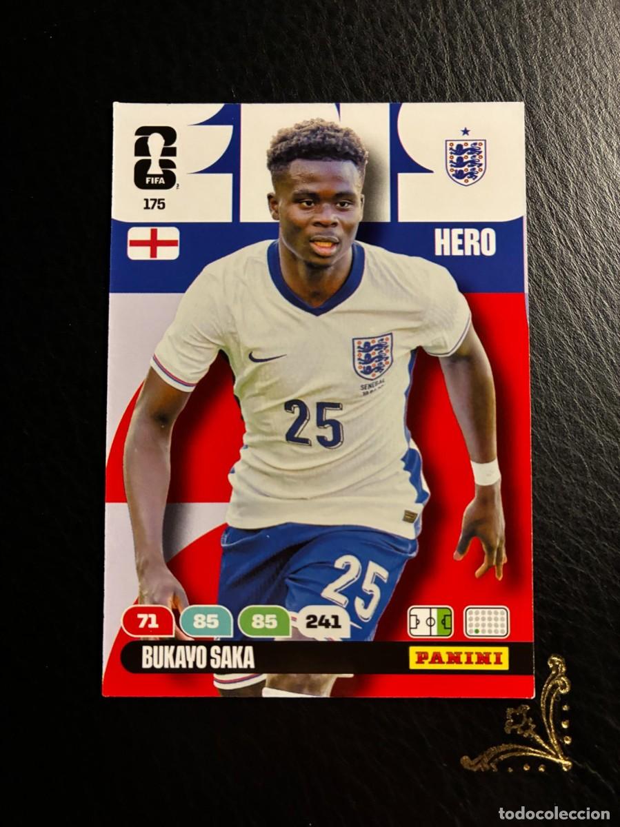 Cromos de F&uacute;tbol: 175 BUKAYO SAKA INGLATERRA FIFA WORLD CUP ADRENALYN MUNDIAL 2026 26 PANINI