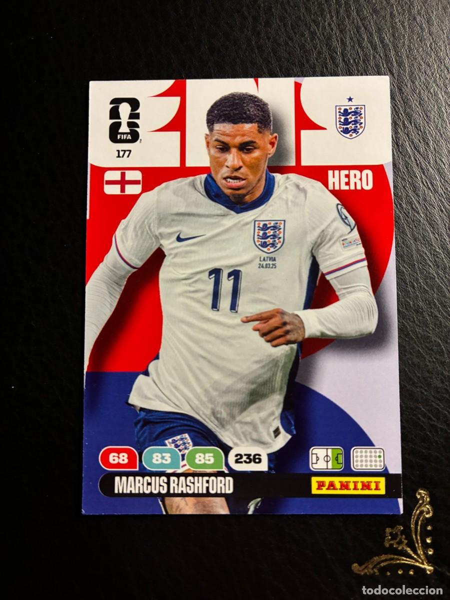 Cromos de F&uacute;tbol: 177 MARCUS RASHFORD INGLATERRA FIFA WORLD CUP ADRENALYN MUNDIAL 2026 26 PANINI