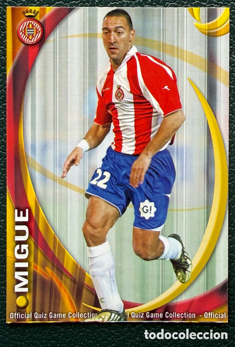 Cromos de Futebol: 994 MIGUE GIRONA FC FICHAS ALBUM MUNDICROMO 2010 2011 10 11