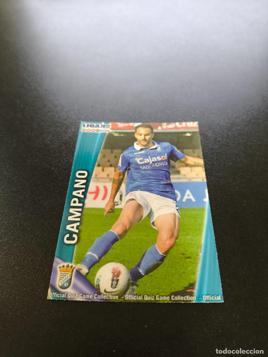 Cromos de F&uacute;tbol: 1304 CAMPANO XEREZ ULTIMA HORA IV MUNDICROMO LIGA 2011 2012 11 12 PLATINUM NO PANINI ESTE