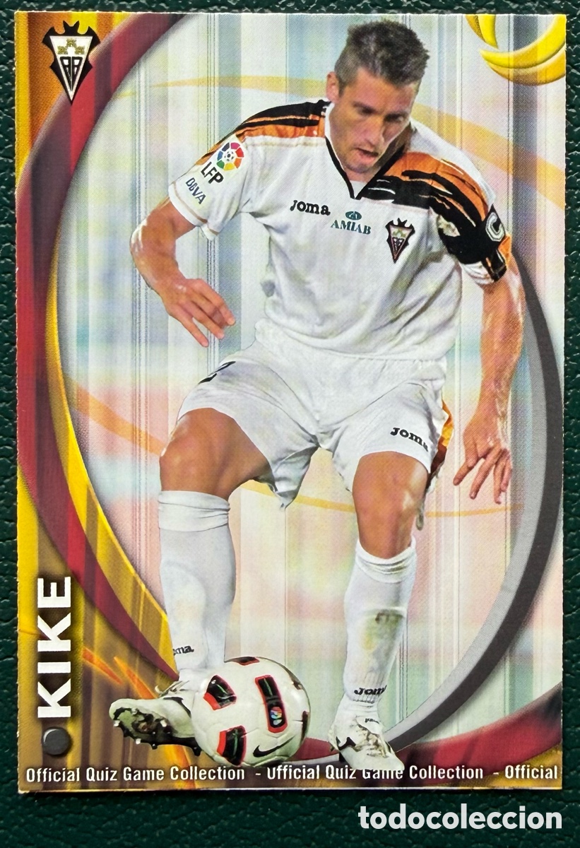 Cromos de Futebol: 1014 KIKE ALBACETE BALOMPIE FICHAS ALBUM MUNDICROMO 2010 2011 10 11