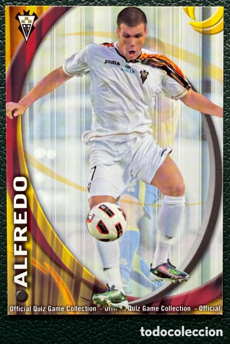 Cromos de Futebol: 1021 ALFREDO ALBACETE BALOMPIE FICHAS ALBUM MUNDICROMO 2010 2011 10 11