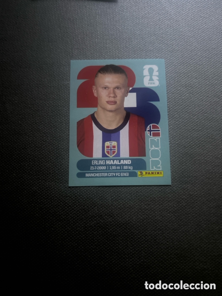 Cromos de F&uacute;tbol: Erllng Haaland NOR 15 Noruega Mundial FIFA World Cup 2026 26