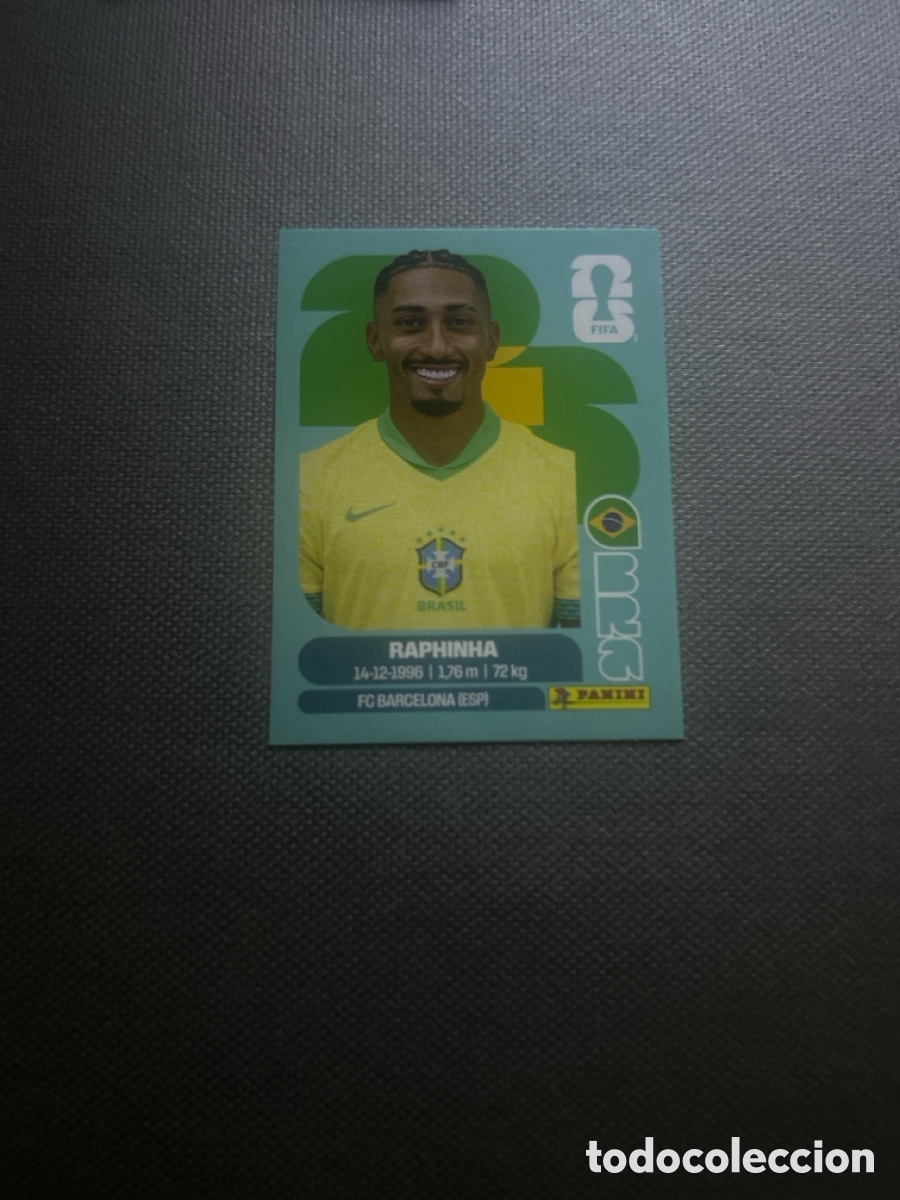 Cromos de F&uacute;tbol: Raphinha BRA 19 Brasil Brazil Mundial FIFA World Cup 2026 26