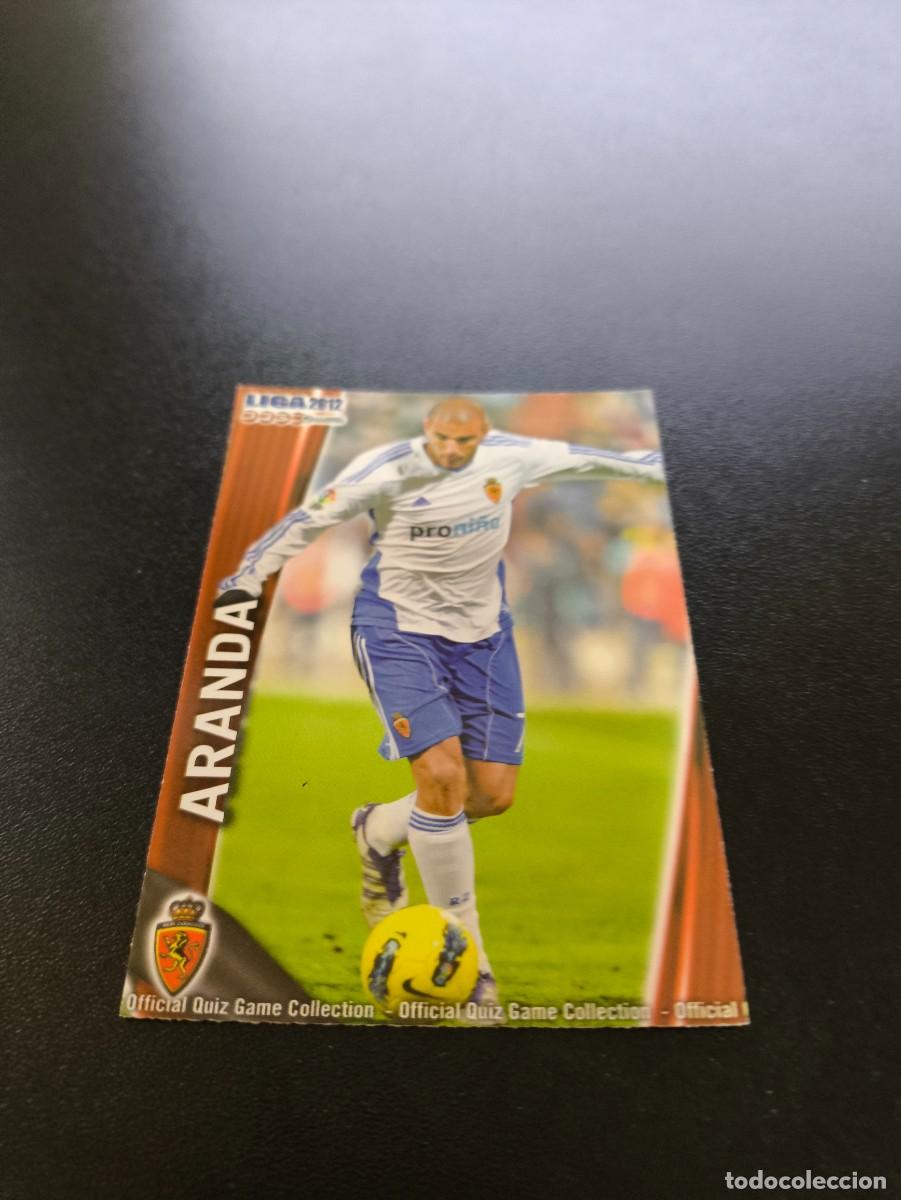 Cromos de F&uacute;tbol: 1271 ARANDA ZARAGOZA ULTIMA HORA III MUNDICROMO LIGA 2011 2012 11 12 PLATINUM NO PANINI ESTE