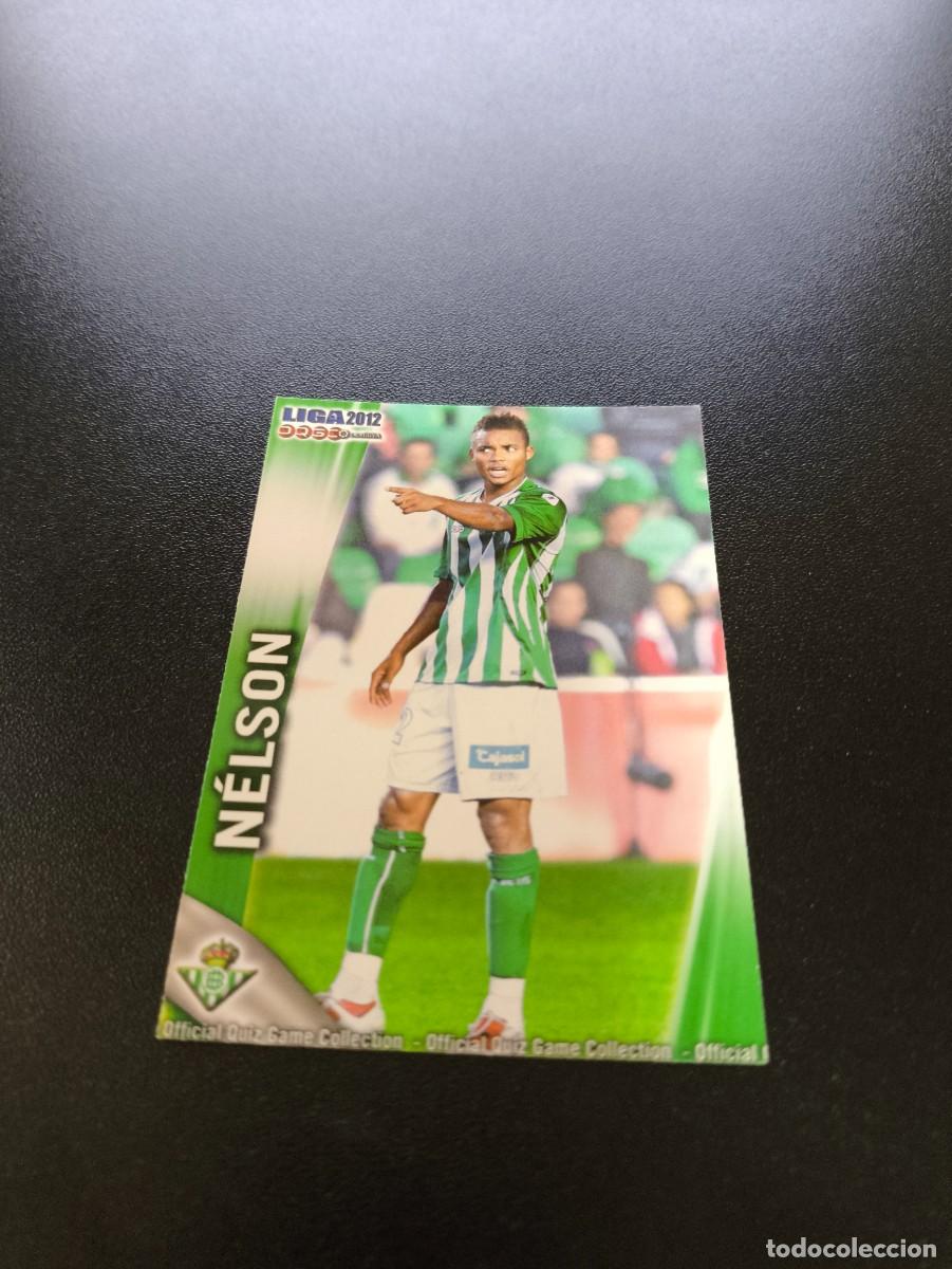 Cromos de F&uacute;tbol: 1285 NELSON BETIS ULTIMA HORA IV MUNDICROMO LIGA 2011 2012 11 12 PLATINUM NO PANINI ESTE
