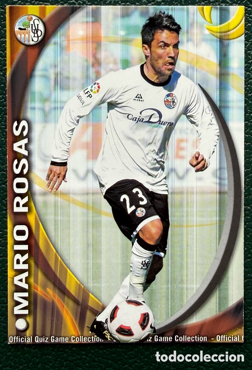 Cromos de F&uacute;tbol: 1037 MARIO ROSAS UD SALAMANCA FICHAS ALBUM MUNDICROMO 2010 2011 10 11