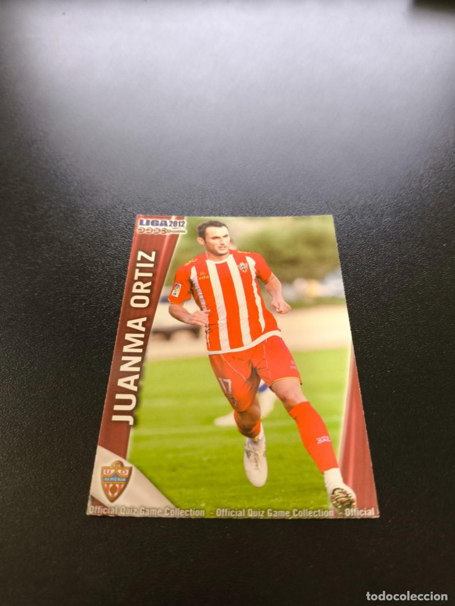 Cromos de F&uacute;tbol: 1298 JUANMA ORTIZ ALMERIA ULTIMA HORA IV MUNDICROMO LIGA 2011 2012 11 12 PLATINUM NO PANINI ESTE