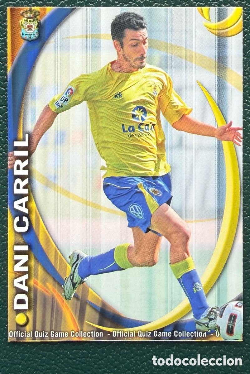 Cromos de F&uacute;tbol: 1055 DANI CARRIL UD LAS PALMAS FICHAS ALBUM MUNDICROMO 2010 2011 10 11