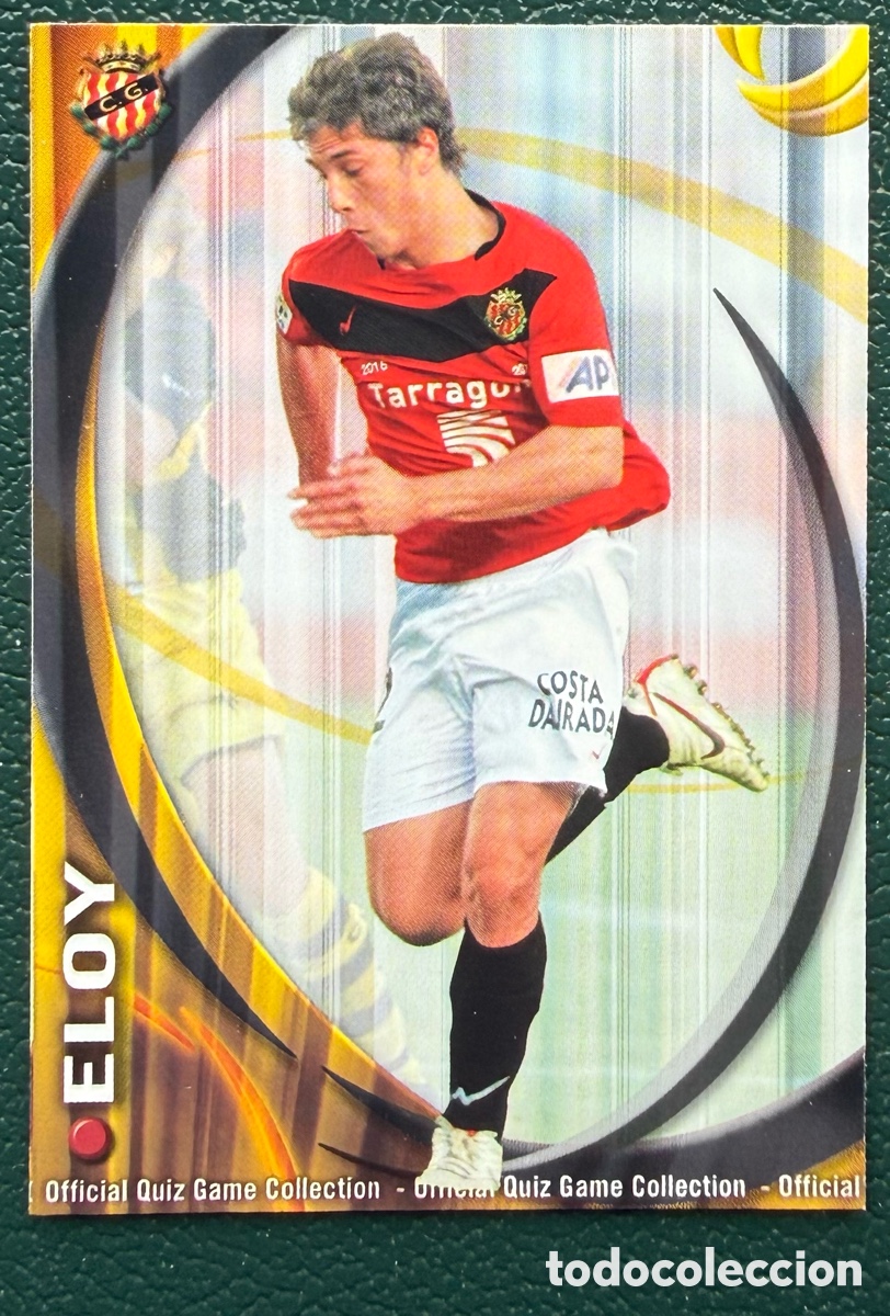 Figurine di Calcio: 1084 ELOY GIMNASTIC DE TARRAGONA FICHAS ALBUM MUNDICROMO 2010 2011 10 11