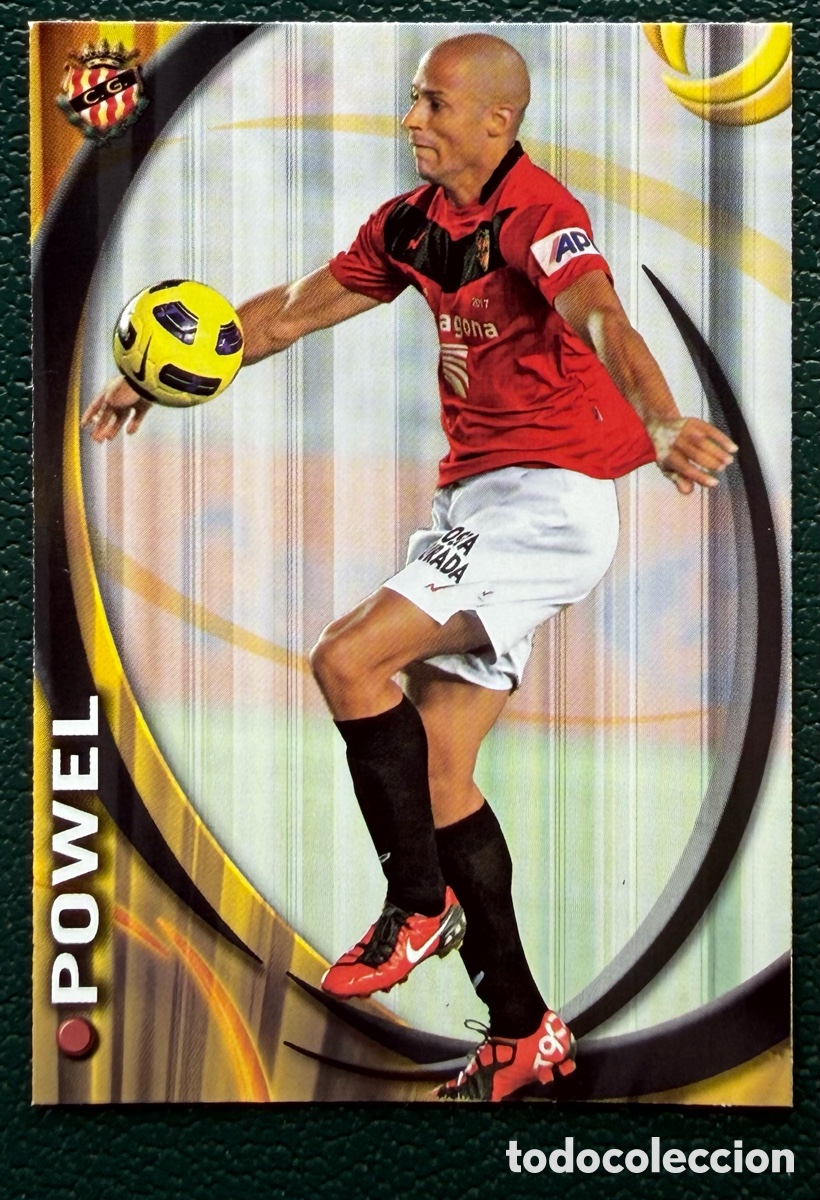 Figurine di Calcio: 1085 POWEL GIMNASTIC DE TARRAGONA FICHAS ALBUM MUNDICROMO 2010 2011 10 11