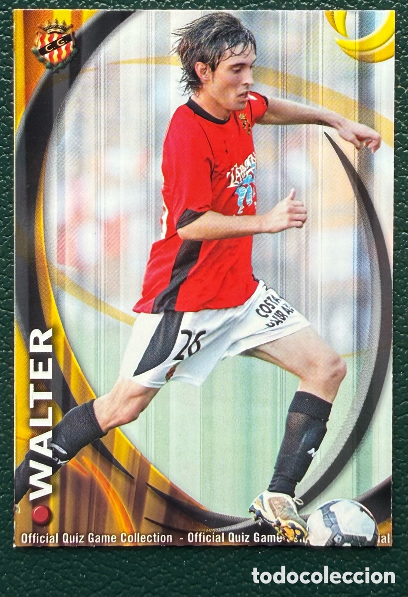 Figurine di Calcio: 1086 WALTER GIMNASTIC DE TARRAGONA FICHAS ALBUM MUNDICROMO 2010 2011 10 11