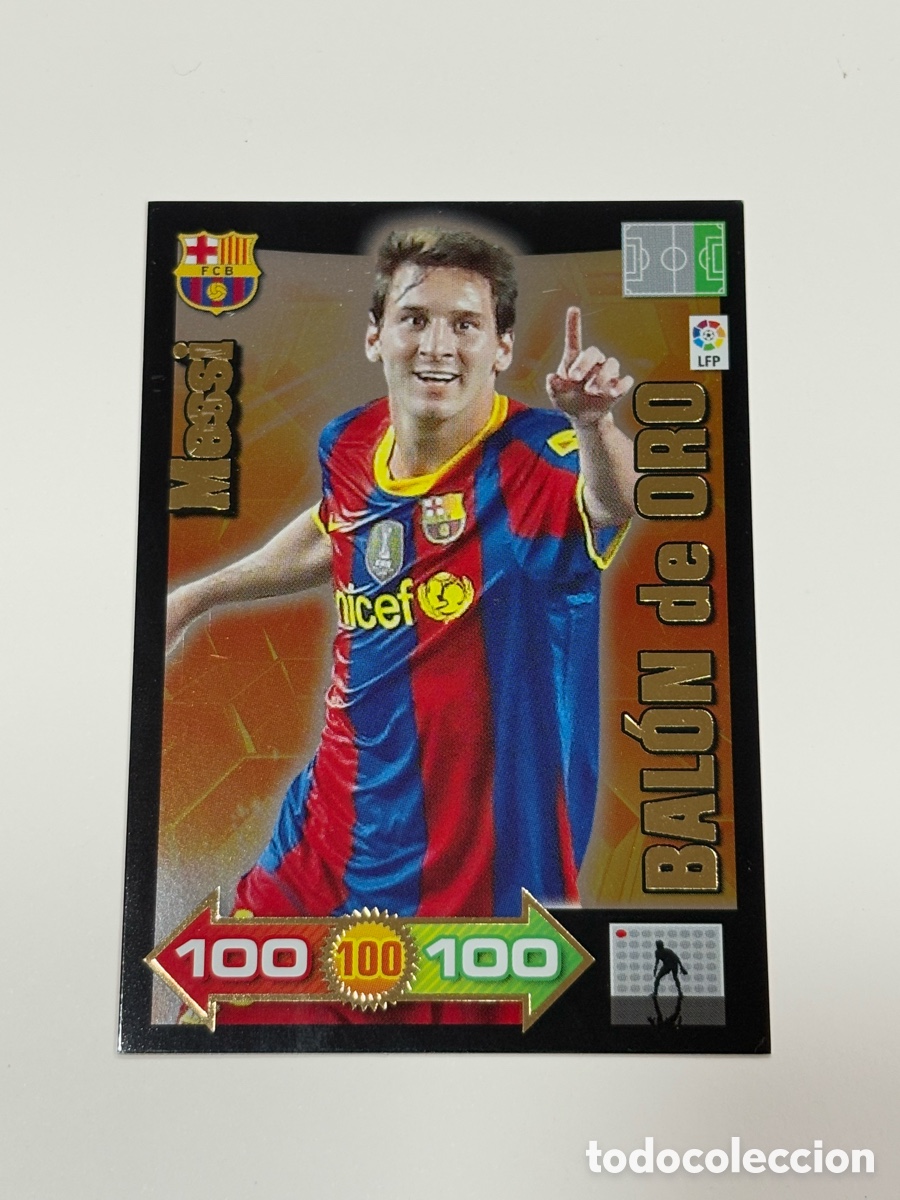 Cromos de F&uacute;tbol: 2010 PANINI ADRENALYN XL LIGA BBVA LIONEL MESSI BALON DE ORO 2010-11 #427 BAL&Ograve;N